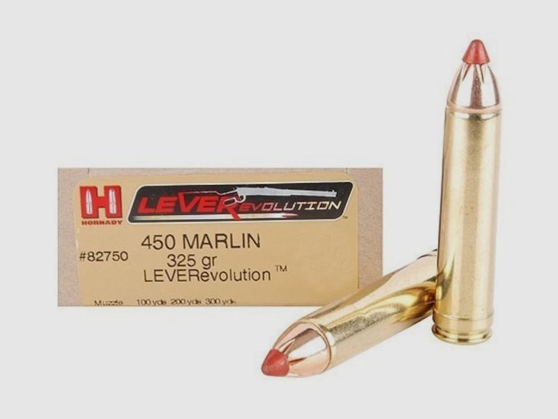 Hornady Leverevolution .450 Marlin 325GR FTX 20 Patronen