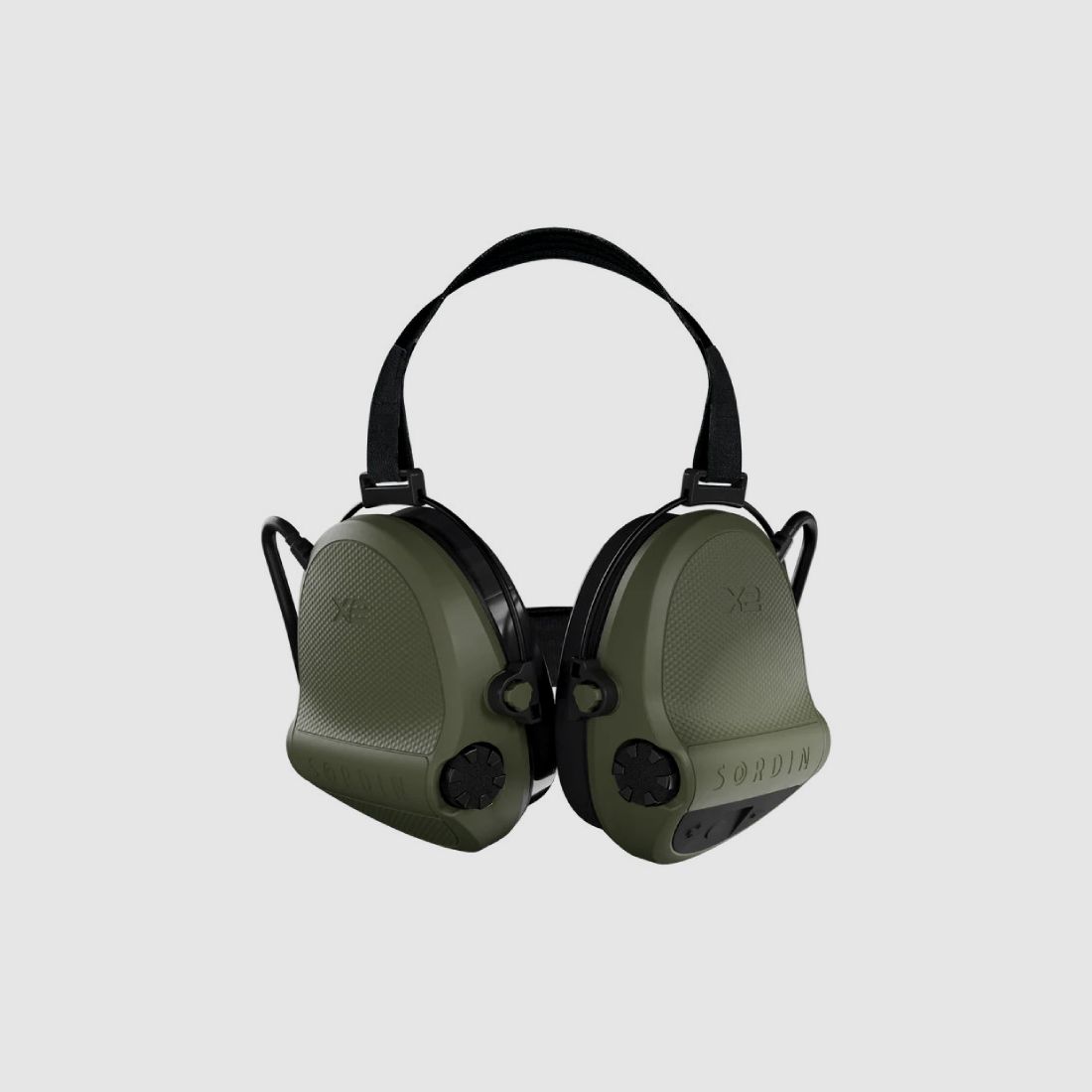 Sordin Supreme X2 Headset with viscoelastic leather, color: black, image 2 of 3