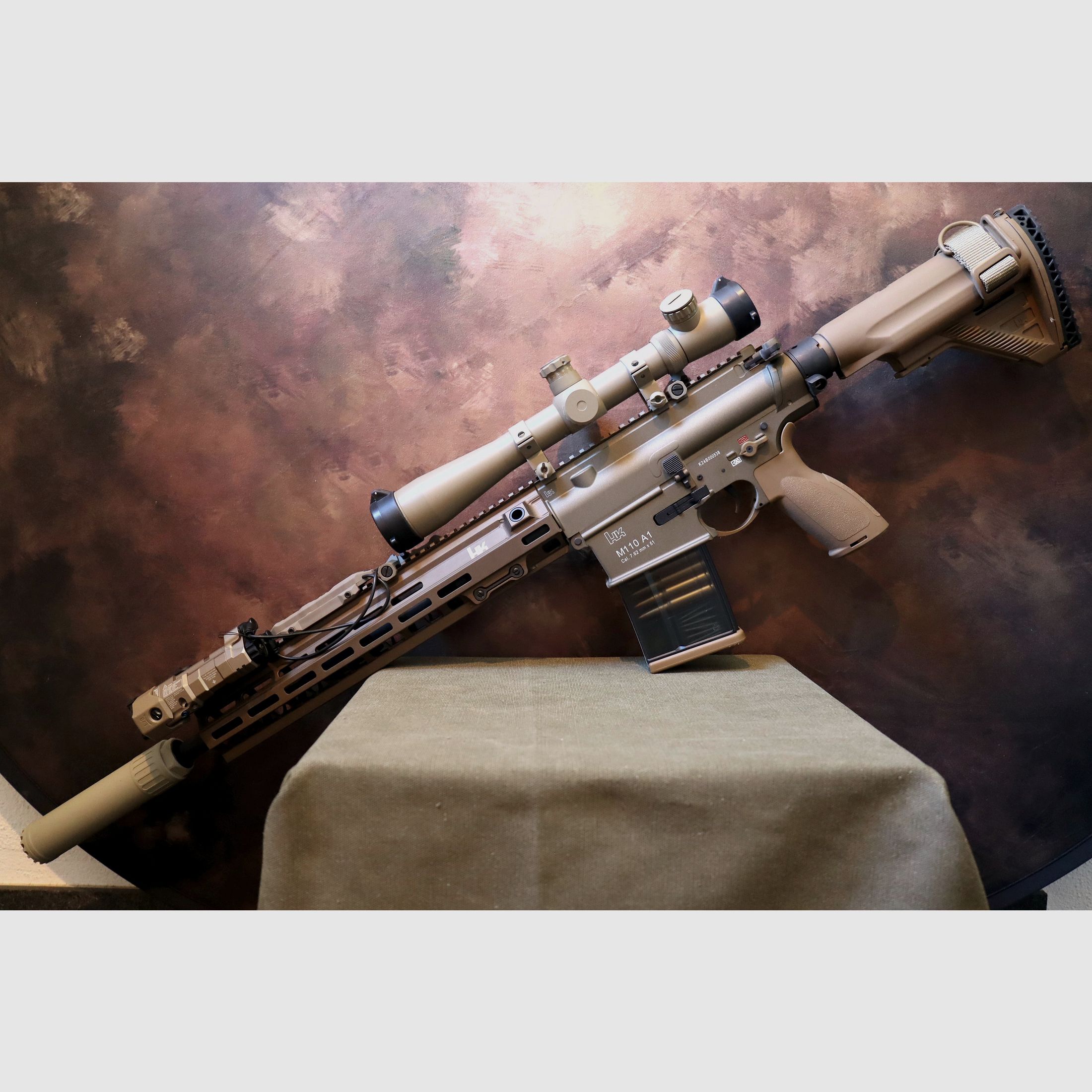 Airsoft rifle HK M110 A1 S-AEG New!