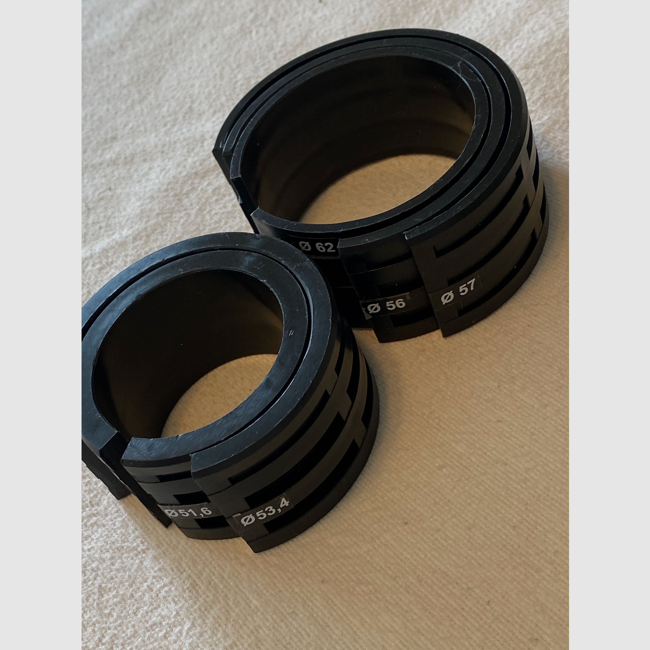 Reducer rings for mounting night vision attachment