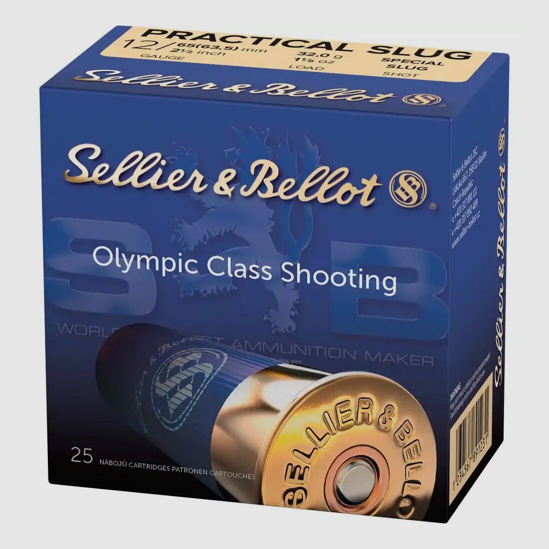 Sellier & Bellot Practical Slug 32g - 25 pièces.