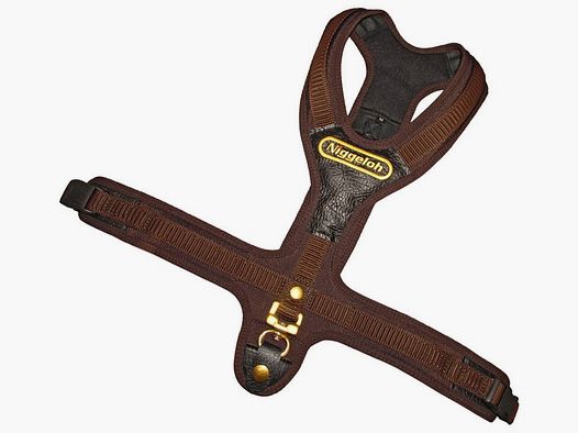 Niggeloh Hundeführgeschirr Follow braun Gr. L Hundehalsbänder & Geschirre