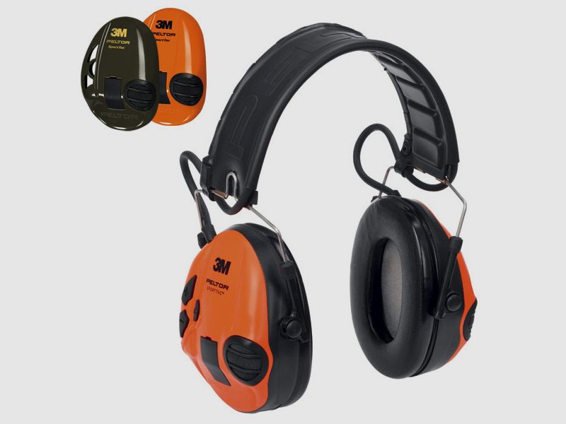 3M™ Peltor™ SportTac™ olive/orange