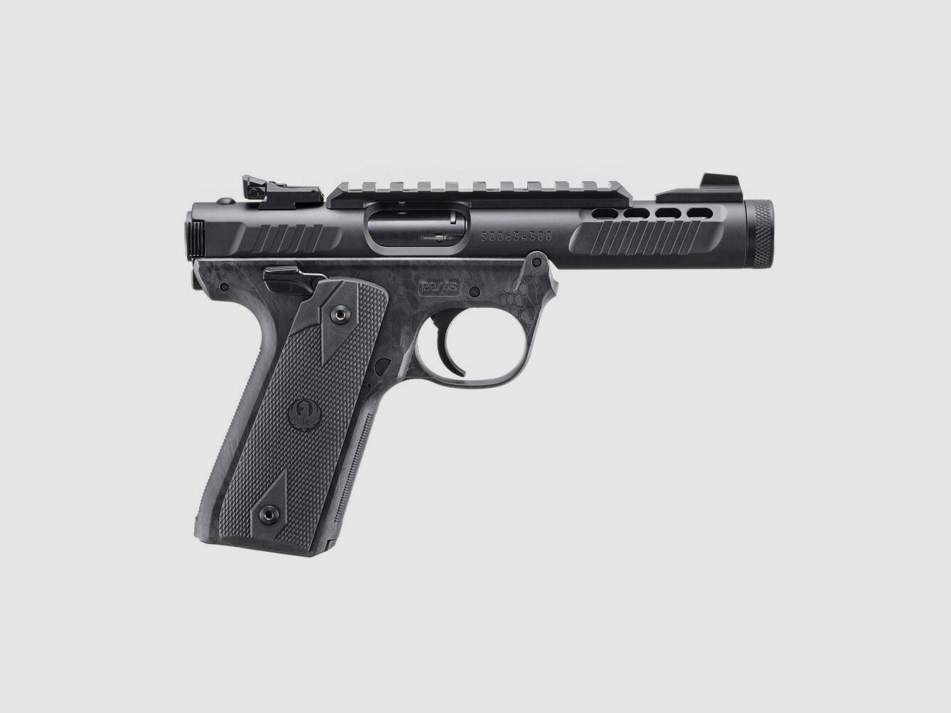 Ruger MARK IV 22/45 LITE .22 LR 4,4"/11,18CM NERO ANODIZZATO 1/2"-28
