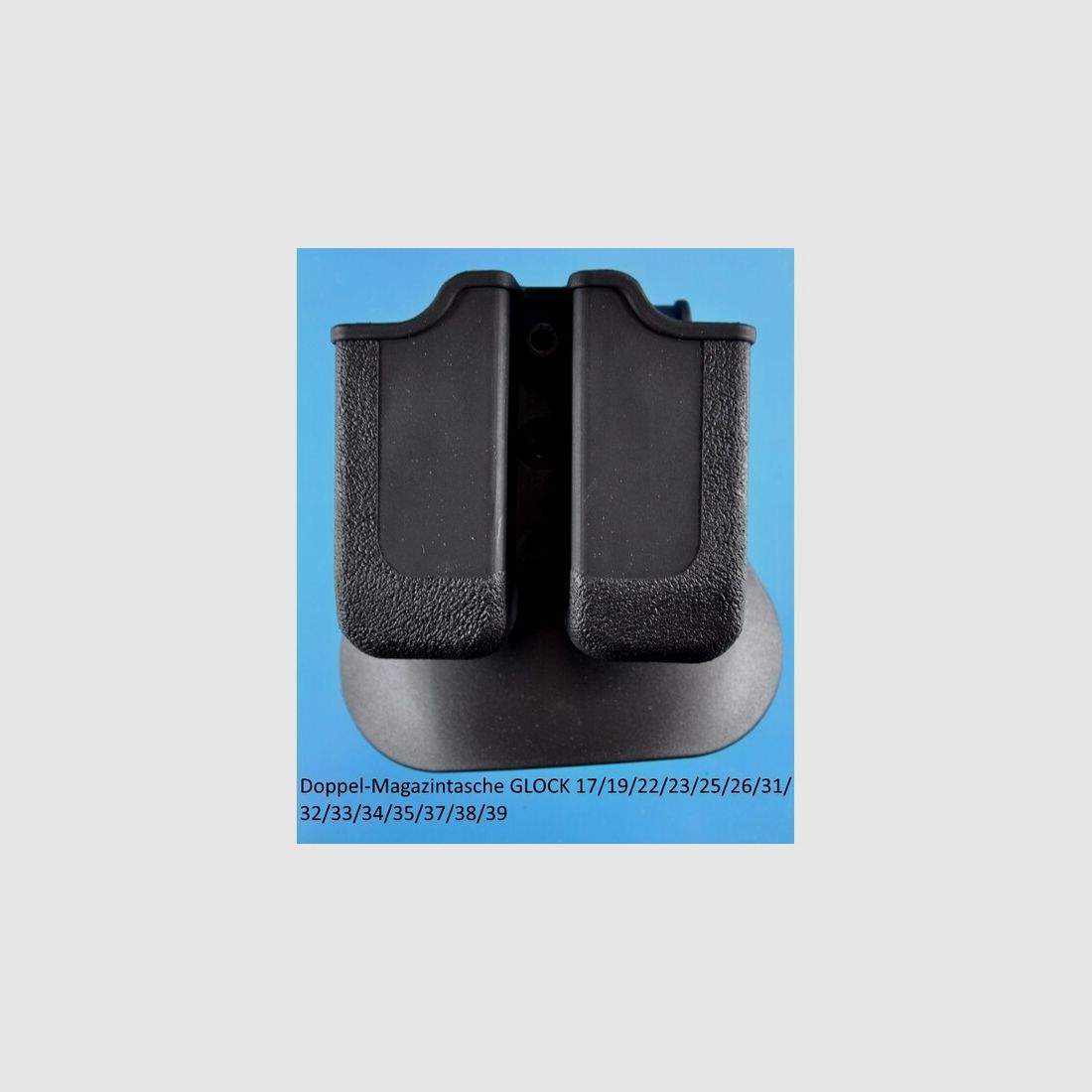 schwenkbare Paddle-Doppel-Magazintasche für Glock Pistolen