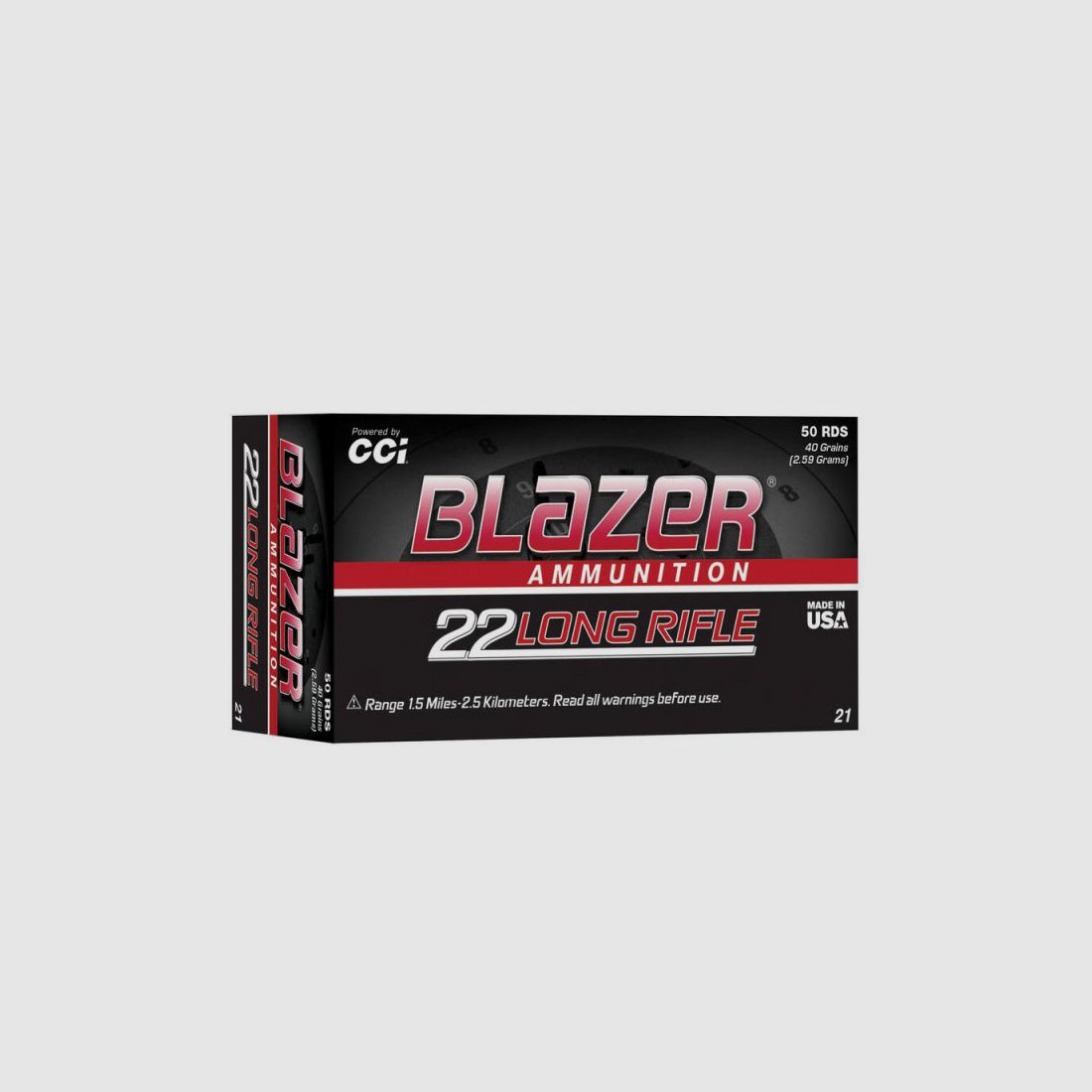 CCI Blazer .22 LR 40 Grain 1000 pièces, image 1 sur 2