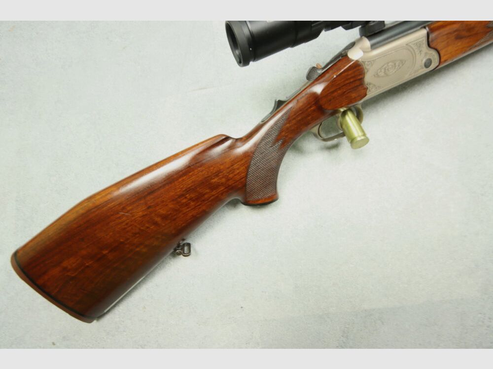 Merkel hand-spanner including Meopta ZF B4 double rifle mountain rifle