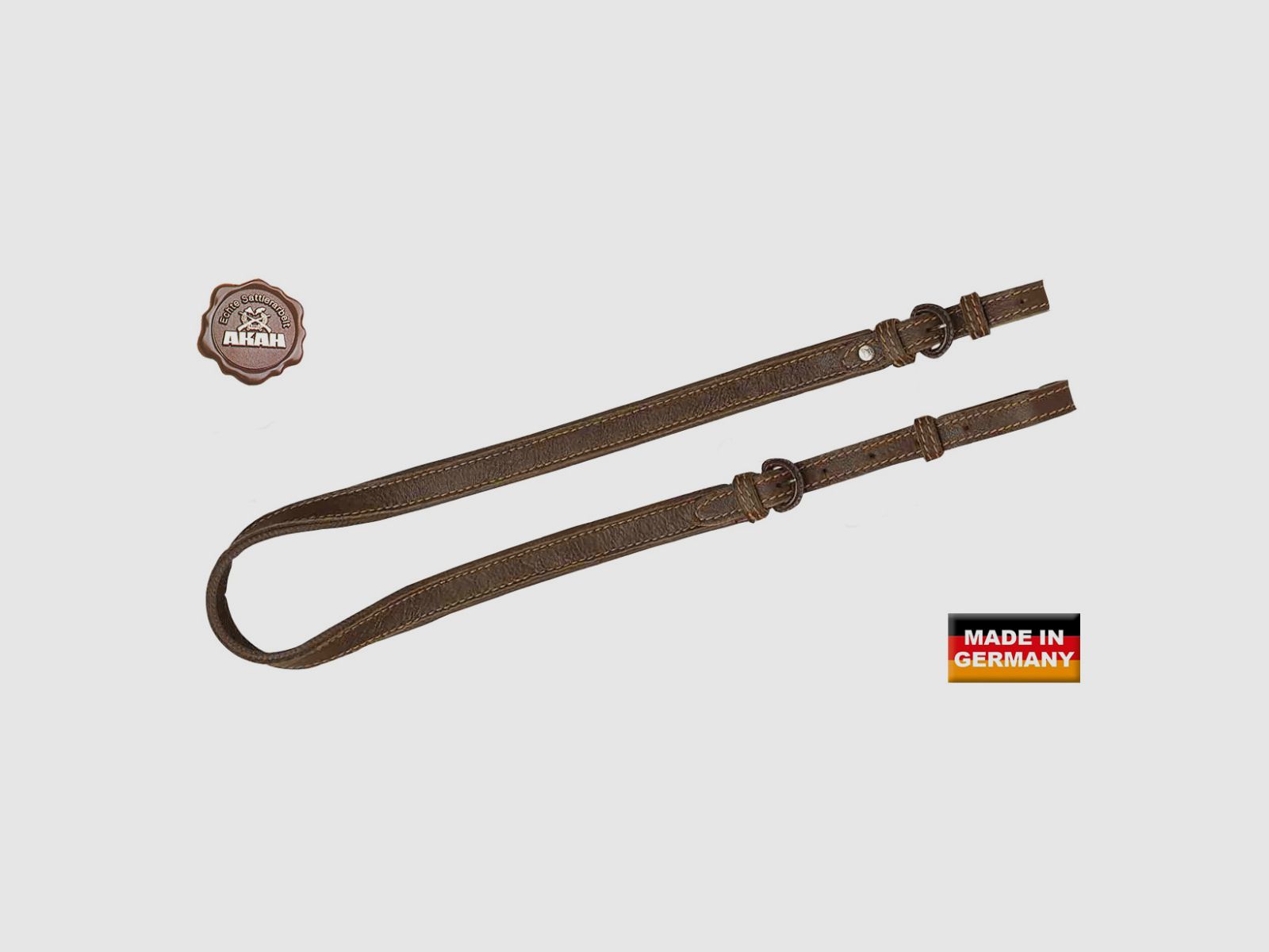 AKAH sangle de fusil en cuir de cerf