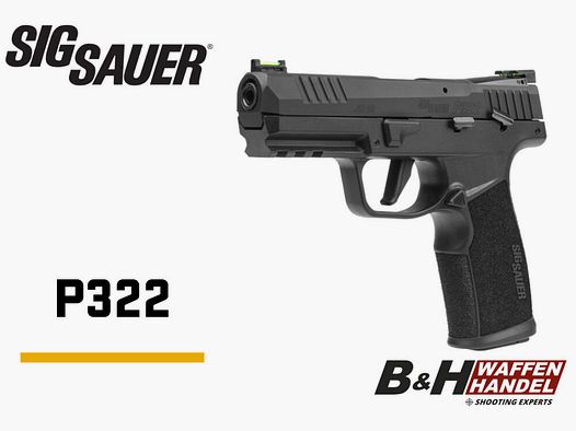 SIG Sauer	 P322 Kleinkaliber Pistole .22l.f.b. HV KK-Pistole