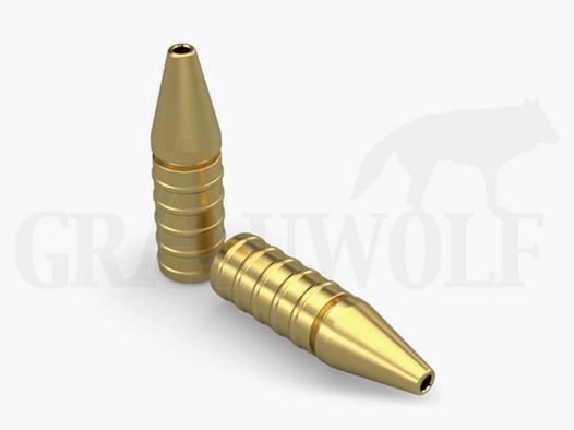 .323 / 8,2 mm 145 gr / 9,4 g CloverBullets Messing Jagdgeschosse 50 Stück
