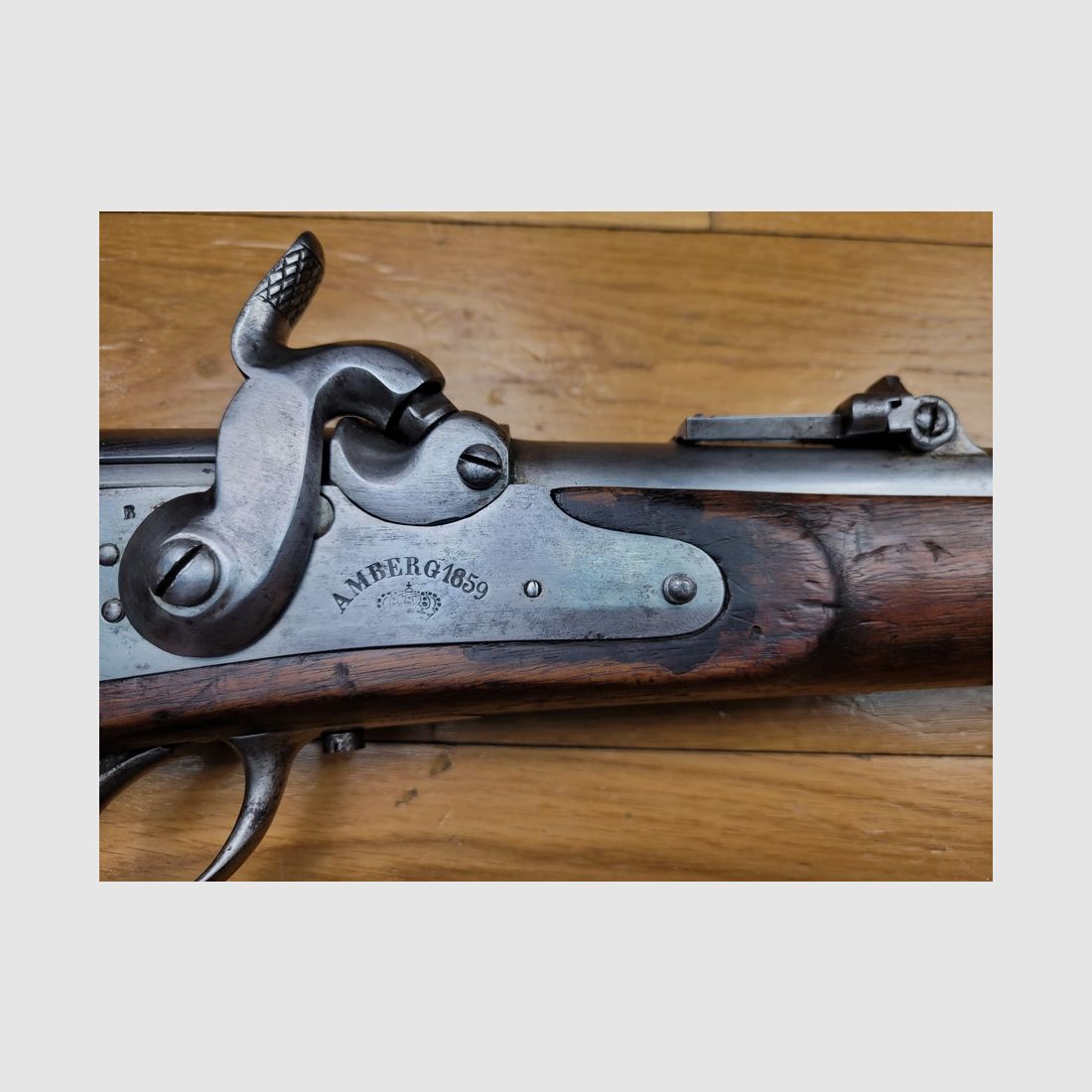 Seltenes bayerisches Gewehr Podewils Lindner 1858 / 67 – Hinterlader – Bayerische Guard – Krieg von 1870/71 – Äußere Zustand, Lauf und Mechanismus einwandfrei – TBE+, Bild 1 von 22