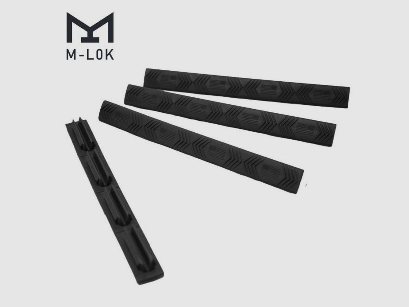 Ergo Grip 4-Slot Modular WedgeLok® Rail Cover (4PK) - Compatible M-LOK®