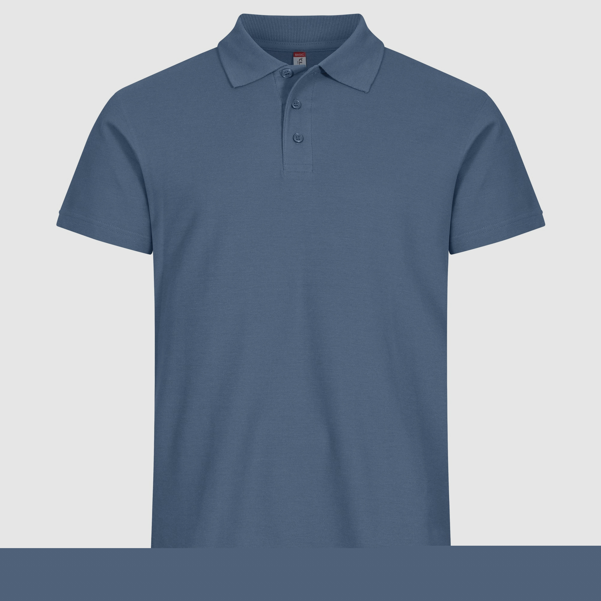 Clique Basic Polo Stålblå M
