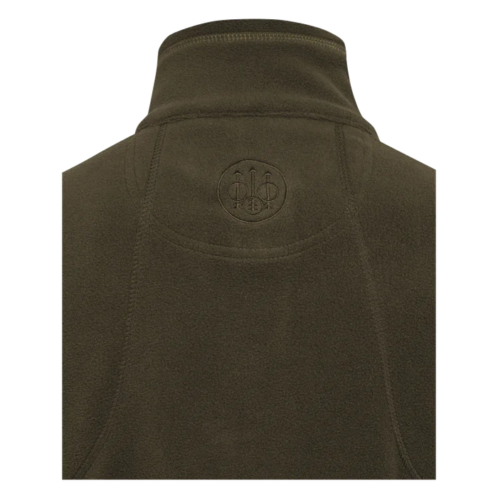 Beretta HP Logo Full Zip Women's Thermofleece Jacket in Green, image 4 of 5