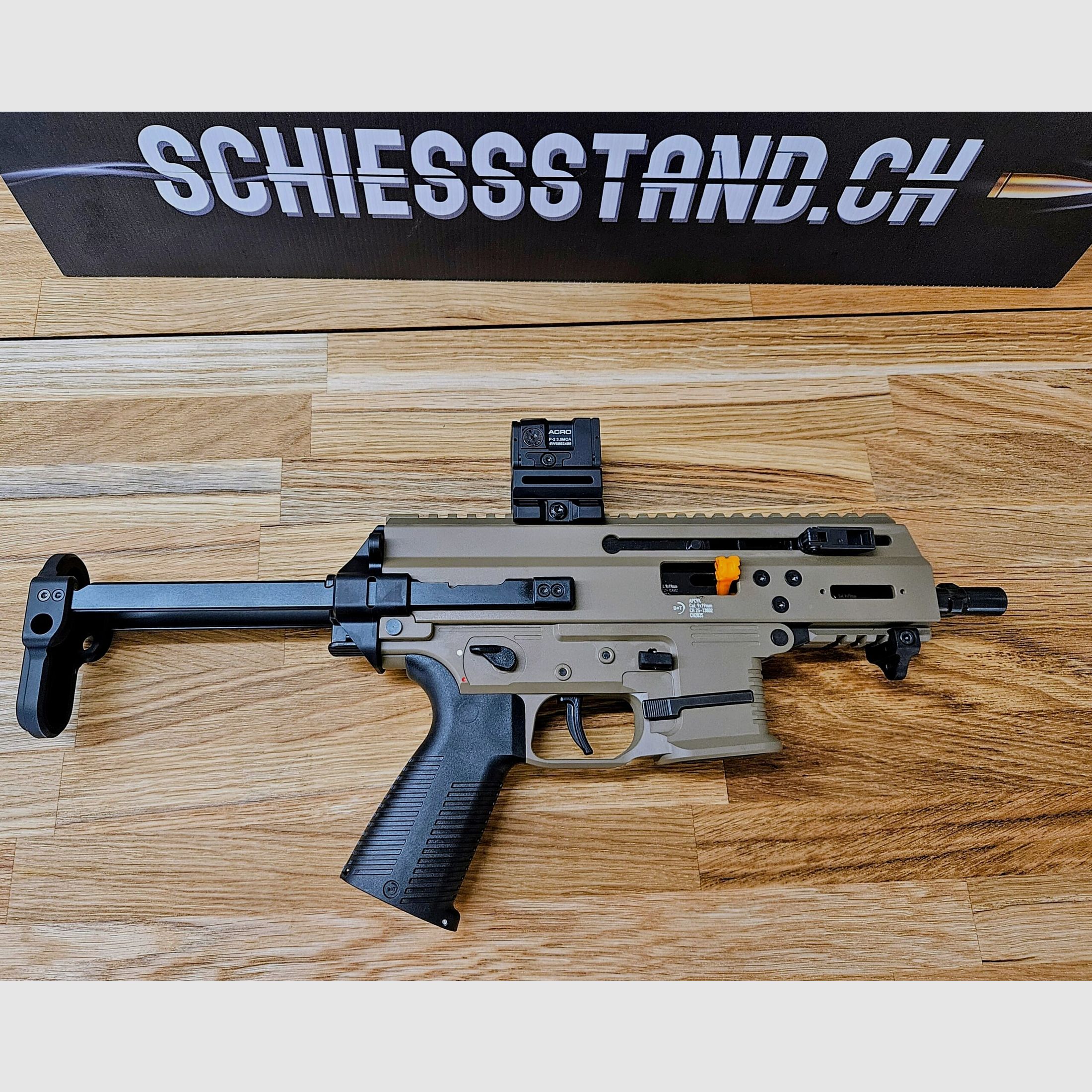 B&T – Halbautomat / APC9 K PRO HA / Coyote Tan / Kal. 9x19mm, Bild 4 von 5