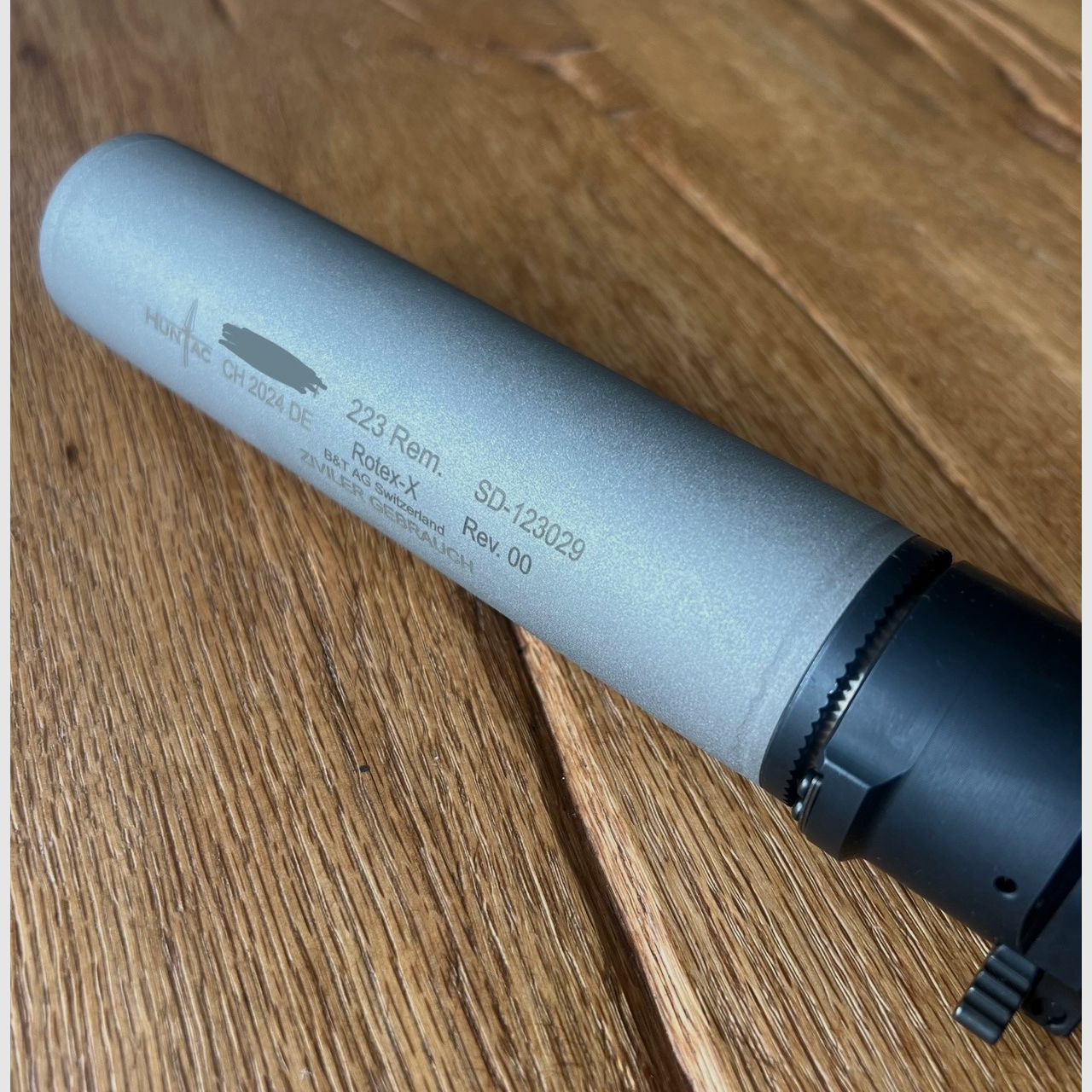 B&T ROTEX-X (.223) con QD quick detach per AR-15 NATO A2 suppressor da volata | usato poco, immagine 2 di 5