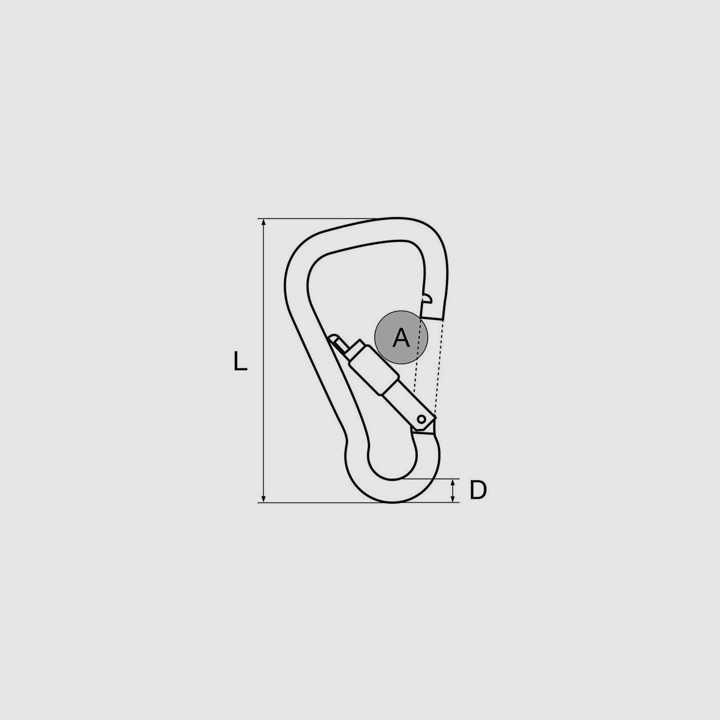 MOSCHETTONE WIDE LOCK, Bild 2 von 2
