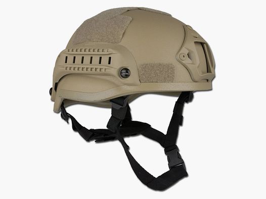 MFH US Gefechtshelm MICH 2002 Rail khaki