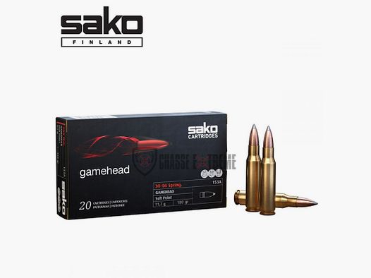 20 patronen SAKO Gamehead kal 30-06 Sprg 180 gr