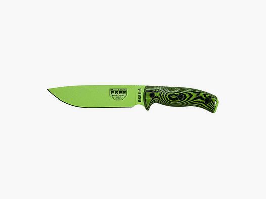 Fixed Blades ESEE-6 - Venom Green Blade - Green/Black ESEE