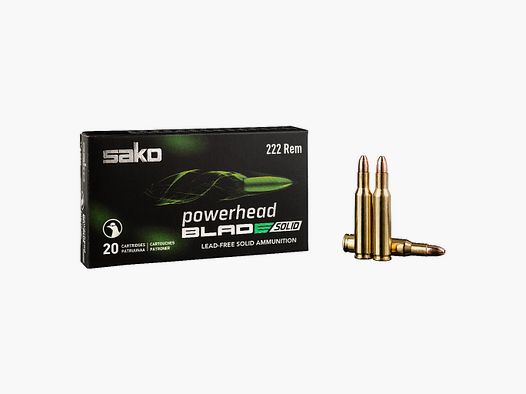 Sako Powerhead Blade Solid .222 Rem. 2.6g