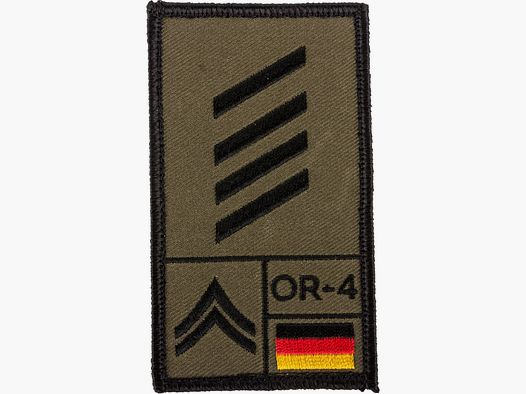Café Viereck Café Viereck Rank Patch Stabsgefreiter oliv