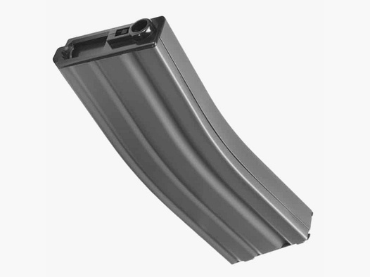 G&G M4 chapa de acero 125 disparos Midcap cargador de repuesto Airsoft (gris)