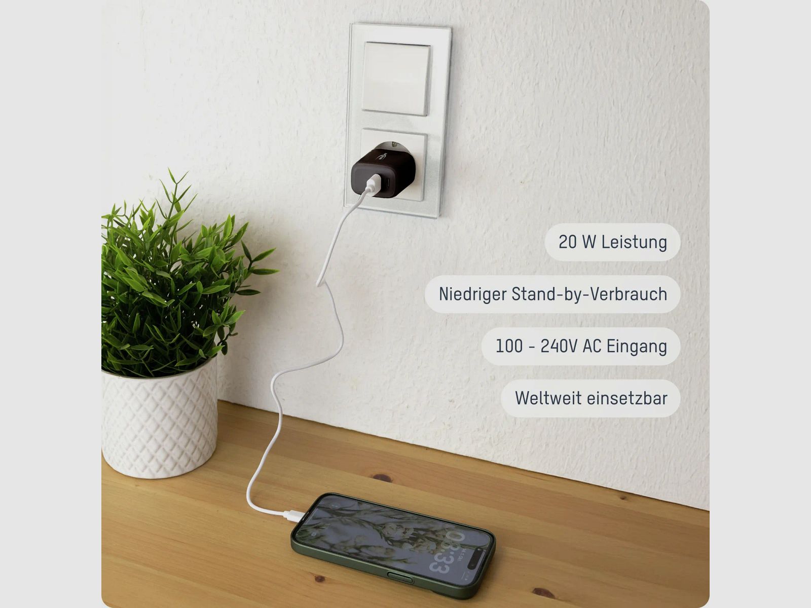 Ansmann Home Charger USB-Schnellladegerät