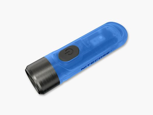 TIKI GITD Lampe de poche bleue