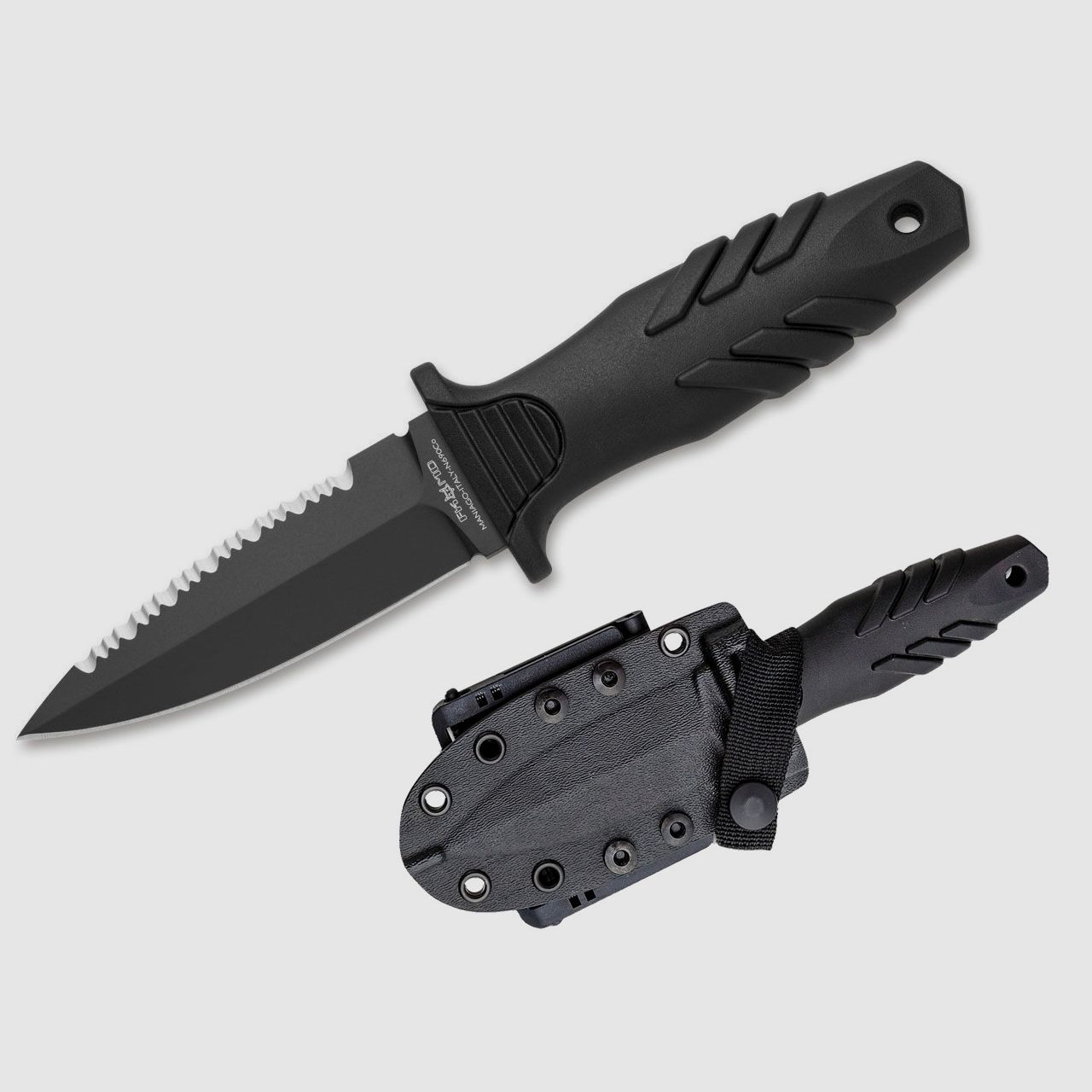 Elementum Dagger All Black Stiefelmesser Dolch