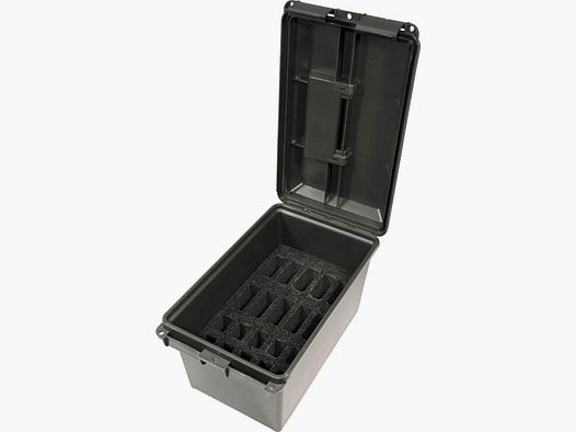 MTM pudełko magazynowe TMCLE czarne na 10 magazynków AR i 10 magazynków pistoletowych