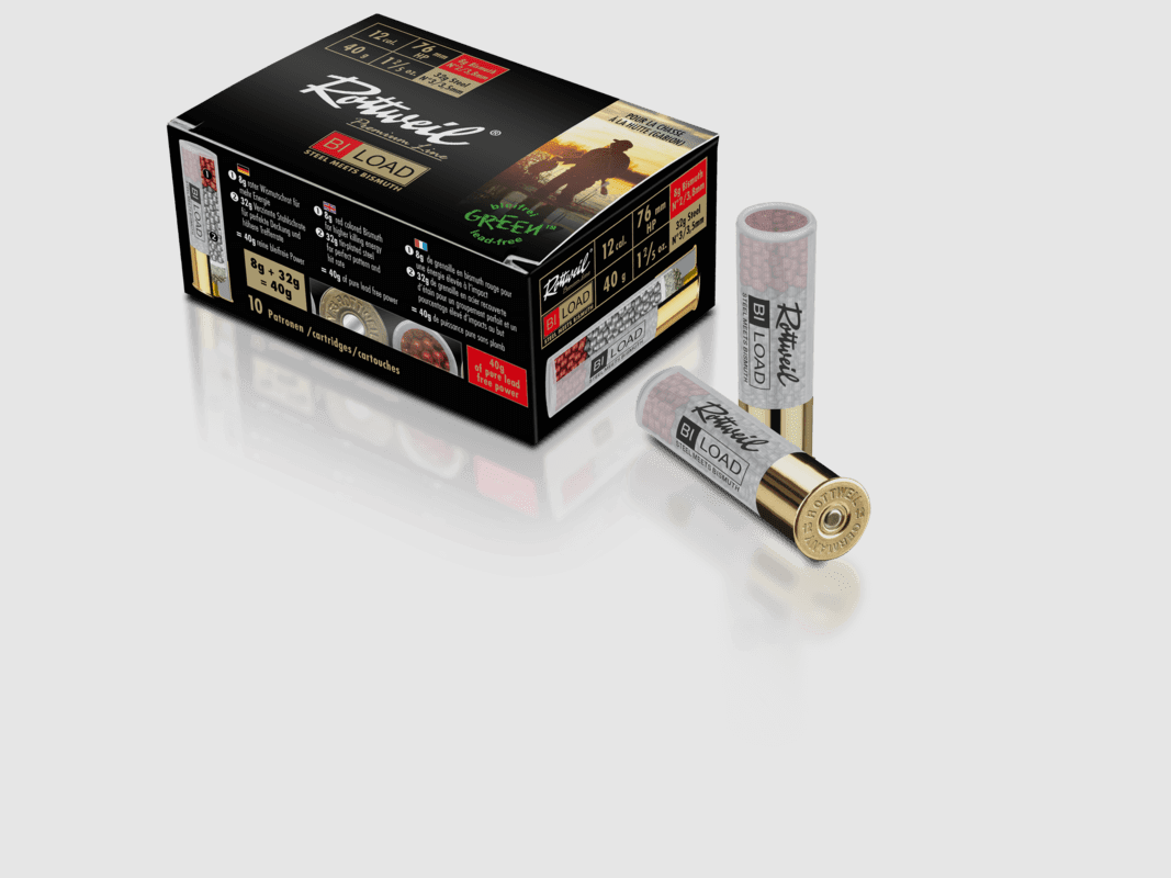Rottweil 12/76 BI-LOAD HP MAGNUM 40 g - 10 unidades.