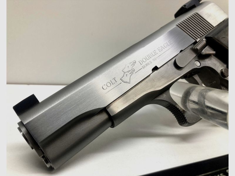 Pistole COLT Double Eagle Kal. .45 ACP stainless inkl. Peters Stahl Wechselsystem Kal. .22lr. TOP!!!