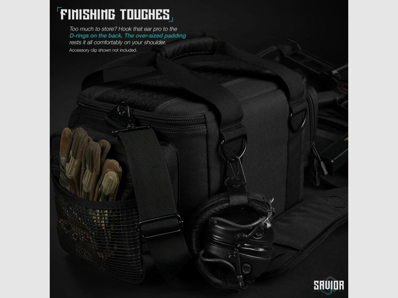 Savior – Pistol Range Bag Specialist – Black – RA-3GUN-WS-BK, image 7 of 7
