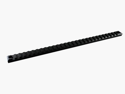 Flache Picatinny-Schiene 21 mm breit, 30 cm lang, schwarz