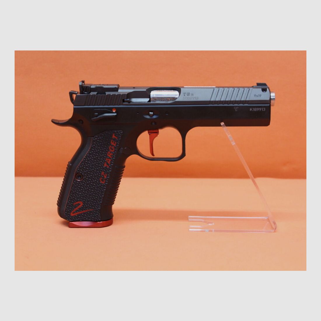 CZUB CZ Ha.Pistole 9mmLuger CZUB CZ SHADOW 2 TARGET 5" SA-Abzug/ 122mm Lauf/ @3 Magazine CZ 75 (9mmPara/9x19)