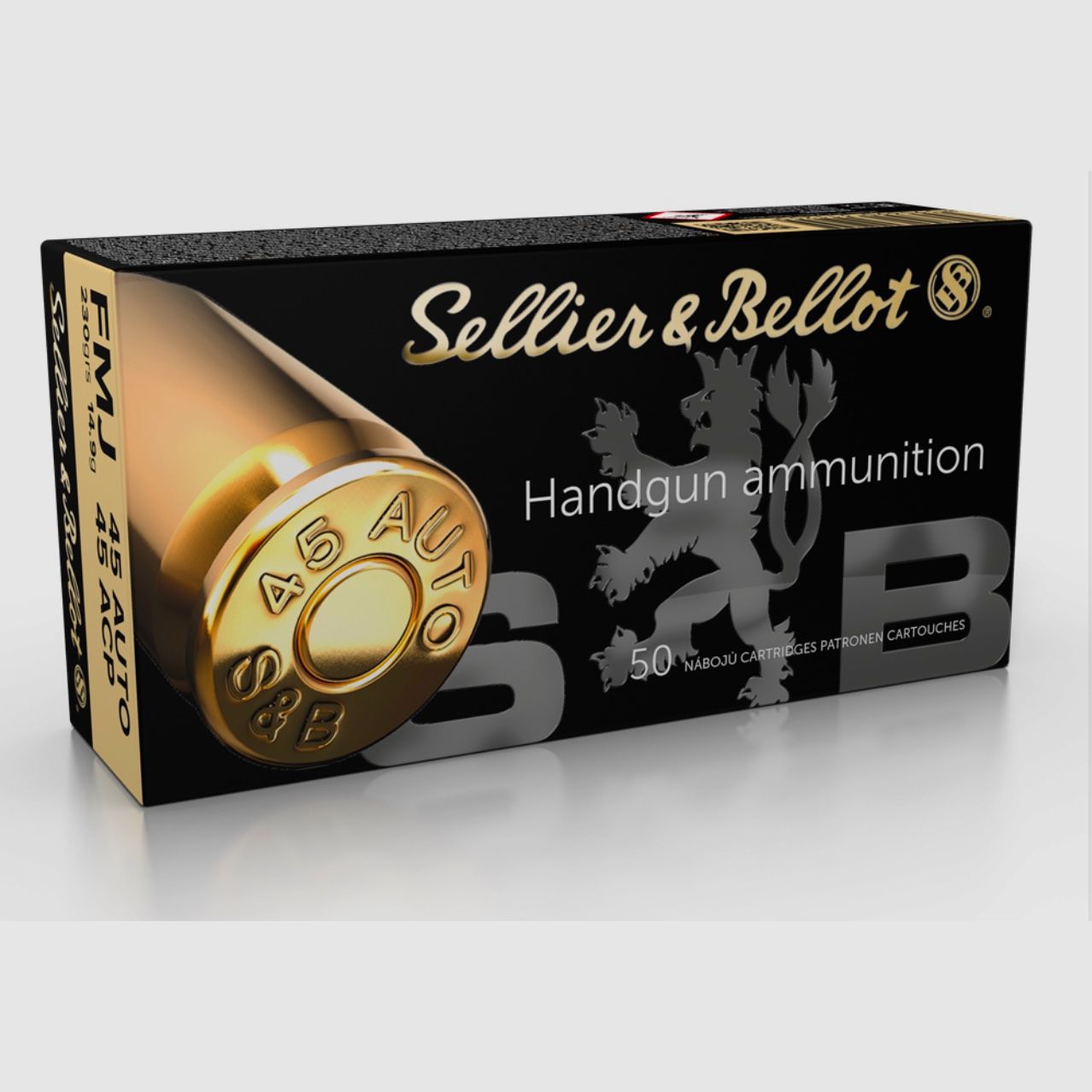 Sellier & Bellot 65188 .45 ACP Vollmantel 14,9g 230grs.