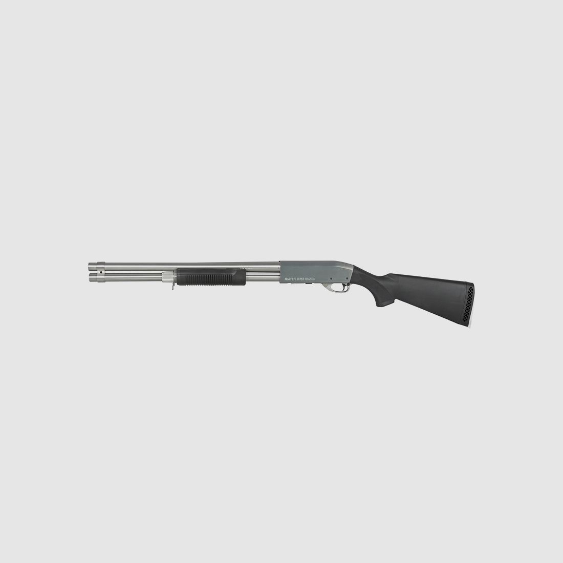 ST870 Pump Action Shotgun max. 0,5J Federdruck, Silbern, lange Version