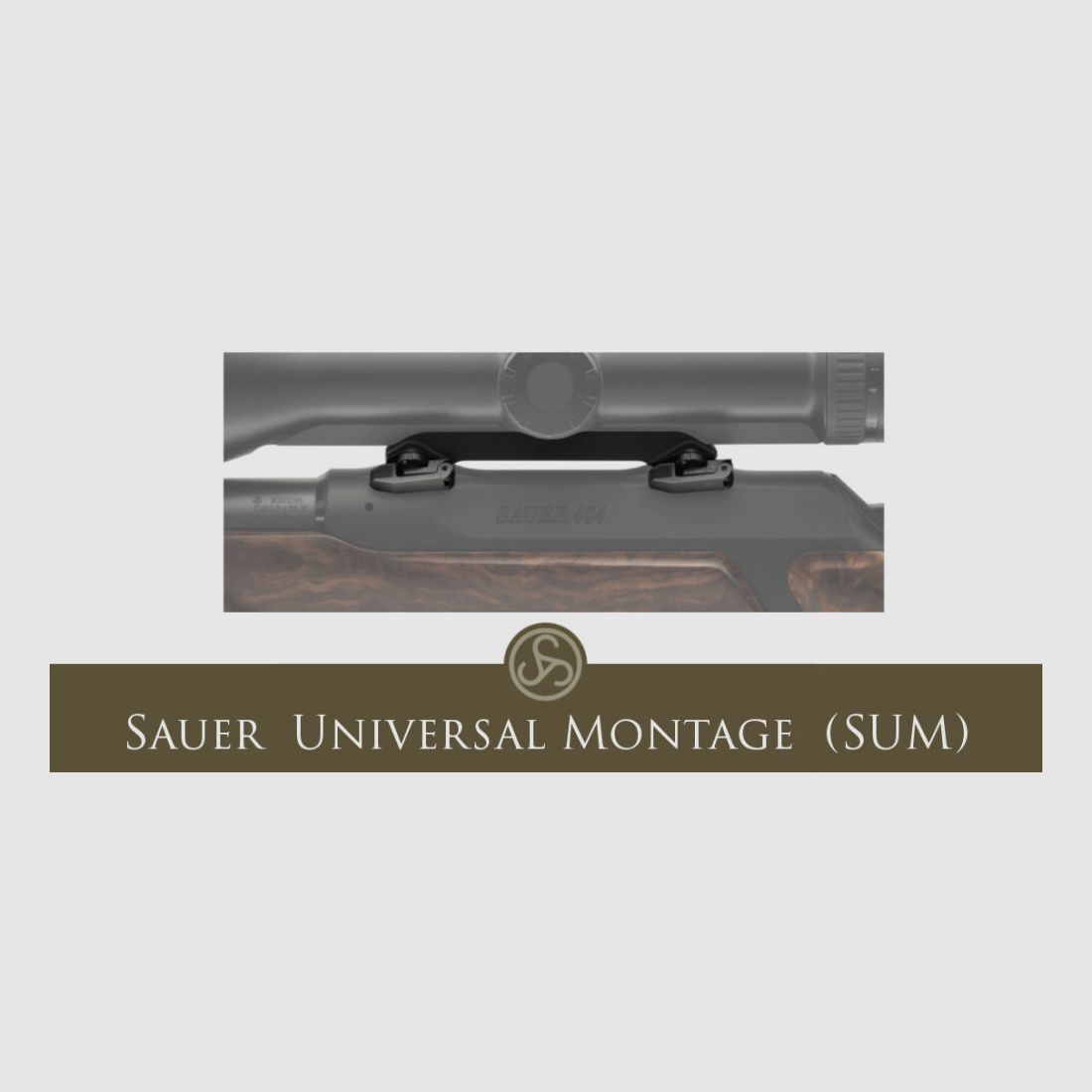 Sauer Komplettpaket:	 S 404 Select Ergo Lift Repetierer mit Handspannung Zeiss 2.5-15x56 Schalldämpfer Riemen Anschuss Koffer