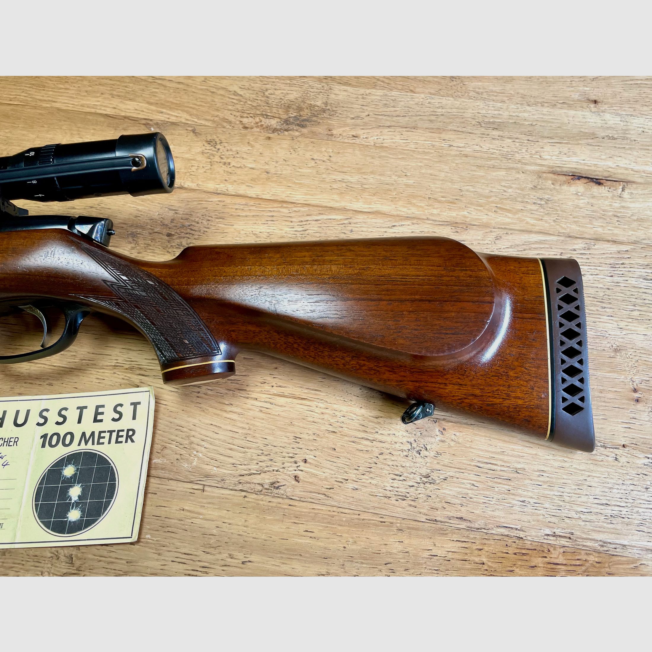 Repetierbüchse Steyr Mannlicher Model S .375 H&H Mag. mit ZF Schmidt & Bender 2,5-10x56 - neuwertig