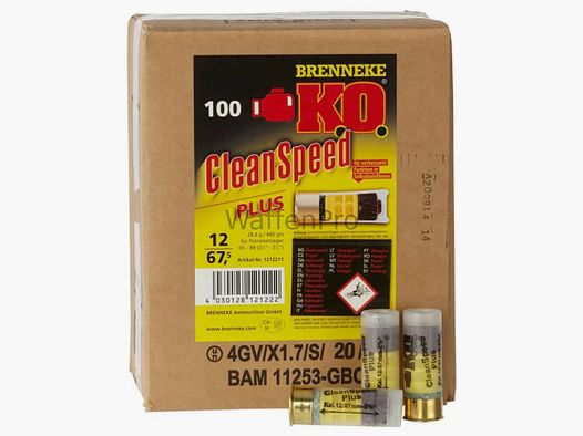 Brenneke K.O. CleanSpeed Plus 28,4g Slug