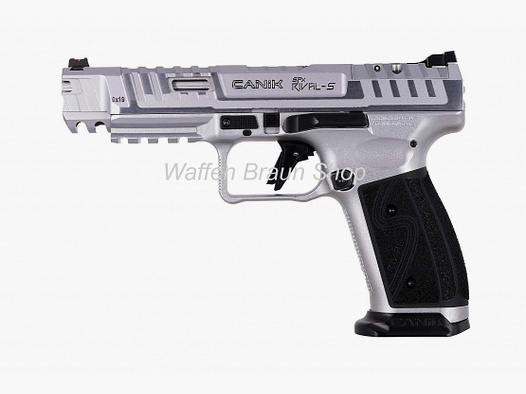 Canik TP9 SFx Rival-S, Kal. 9x19, SAO,Chrome, 18 Schuß, inkl. Ersatzmag.