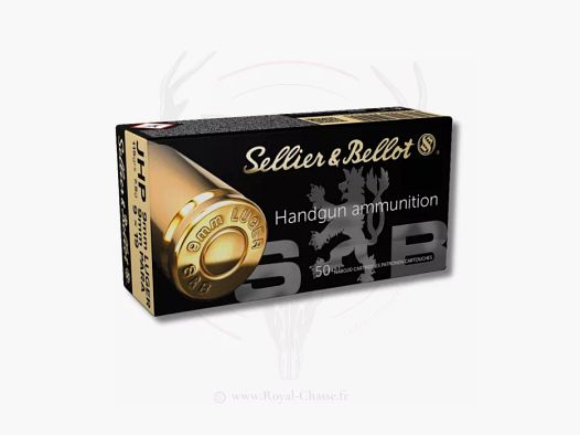 50 cartucce cal. 9x19 115 grs JHP S&B