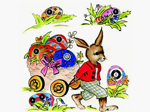 Red Marrón Disco de Pascua Transporte de Huevos Formato: 14x14