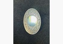 Cap for pistol grip real silver stamped