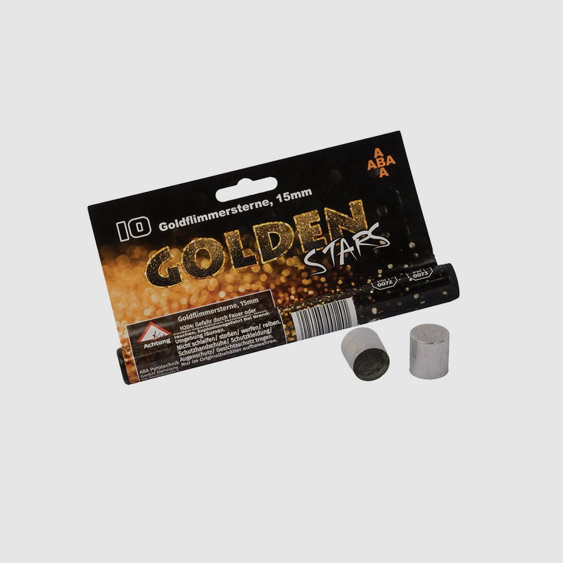 Pyro ABA Golden Stars Leuchtsignalsterne 10 StĂĽck (P18)