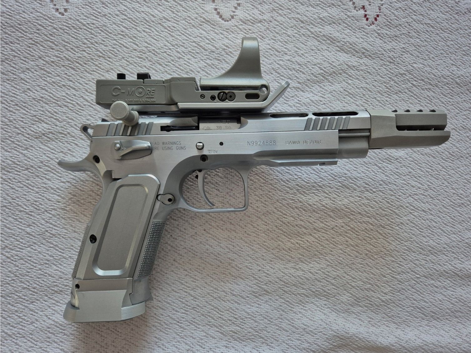 Tanfoglio pistol, BAWO Racer II, .38 Super Auto