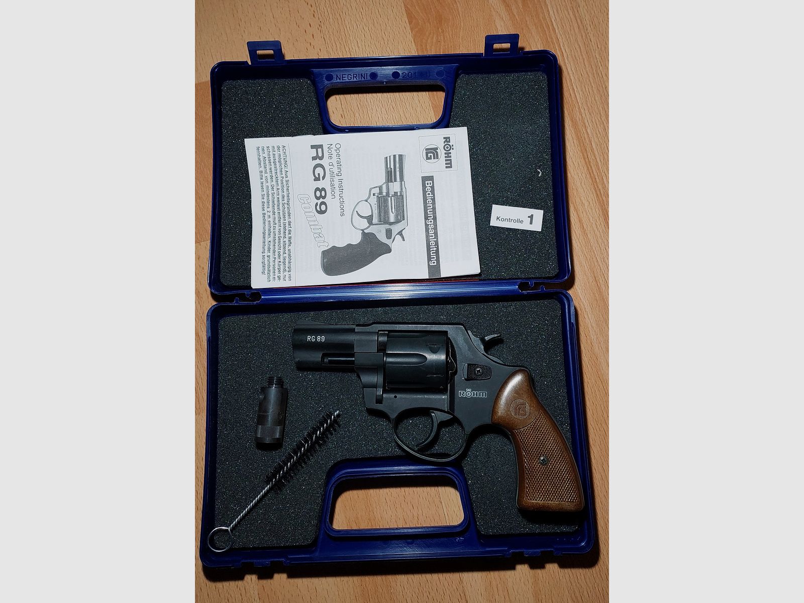 Röhm RG89 blank-firing revolver blued (PTB 594)