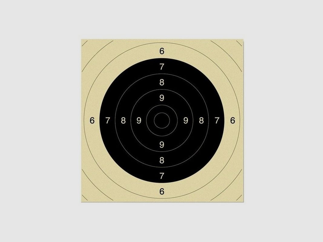 Centre de Cibles C50 Pistolet 25 m et 50 m