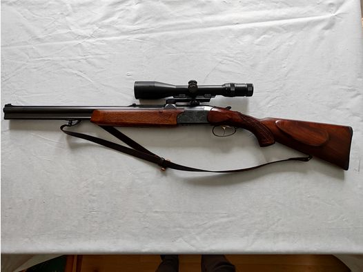 Brünner Bockbüchsflinte Kaliber 7x65 R 12/70 